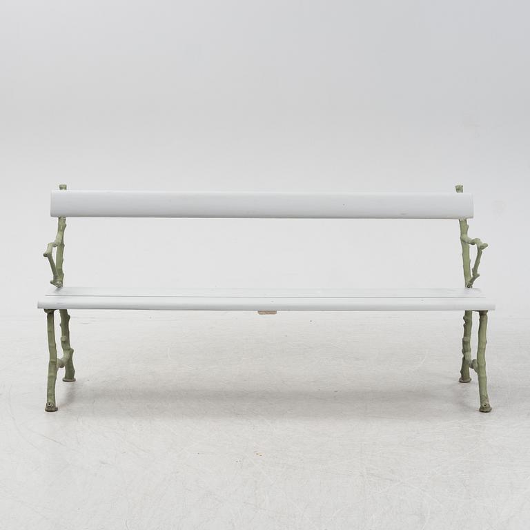 Trädgårdssoffa, Bolinders verkstäder, omkring år 1900.