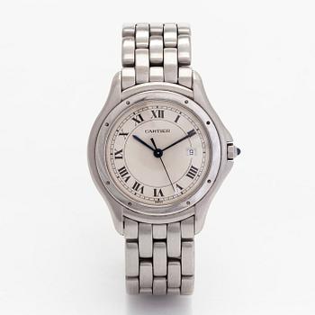 Cartier, Cougar, wristwatch, 33 mm.
