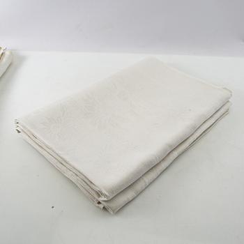 Tablecloths 4 pcs early/mid 20th century damask.