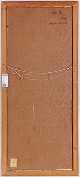 ARNE ÖDBERG, oil on panel, signed with monogram. Dated -54 verso.