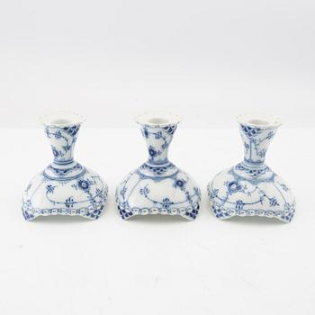 Servis 10 dlr "Musselmalet hel och halvblonde", Royal Copenhagen porslin 1900-talets andra hälft.