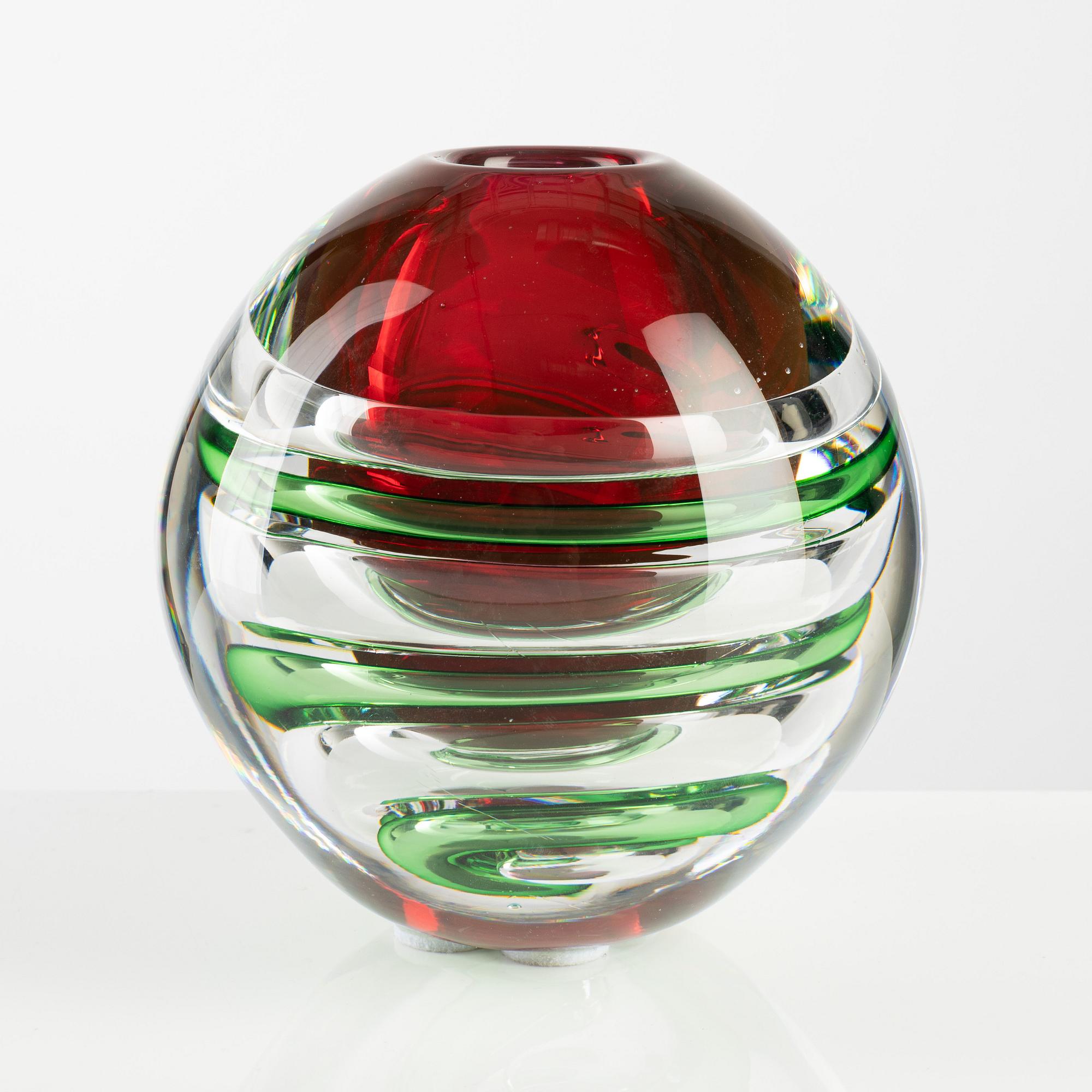 Lars Hellsten, vaser, 2 st, Orrefors.