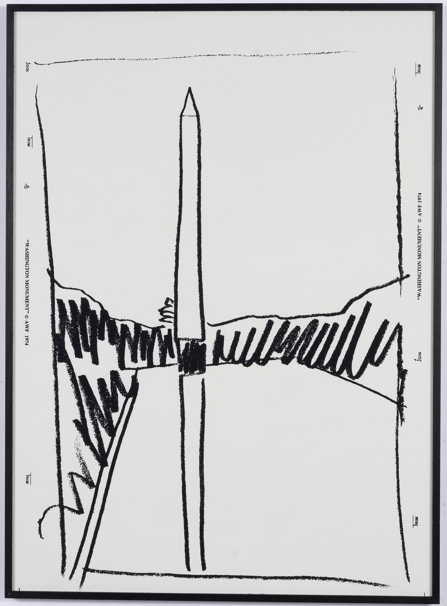 Andy Warhol, after, "Washington monument".