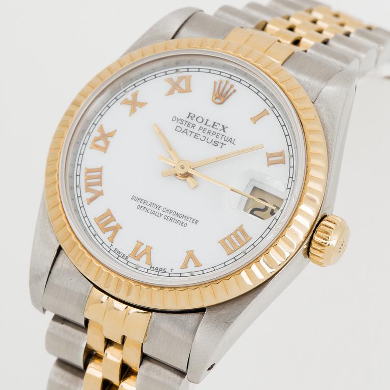 ROLEX, Oyster Perpetual Datejust, wristwatch, 30 mm.