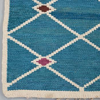 CARPET. Flat weave. 97 x 246,5 cm. Sweden around 1960.