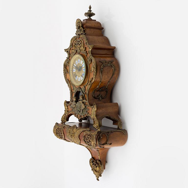 A Lenzkircher Louis XIV-style bracket clock, later part of the 19th Century.