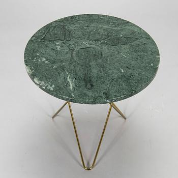 A 'Tall Min O' marble coffee table from OX Denmarq.