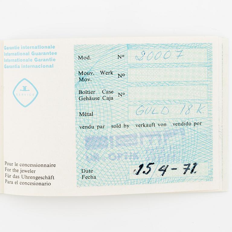 Jaeger-LeCoultre, wristwatch, 34 mm.