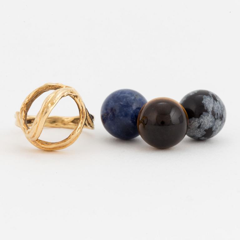 A Gilbert Albert 'Interchangeable' ring.