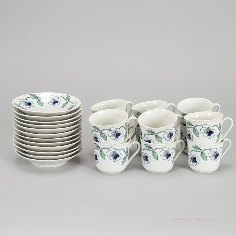 SYLVIA LEUCHOVIUS, servis, 60 delar, porslin, "Sylvia", jubileumsservis, Rörstrand.