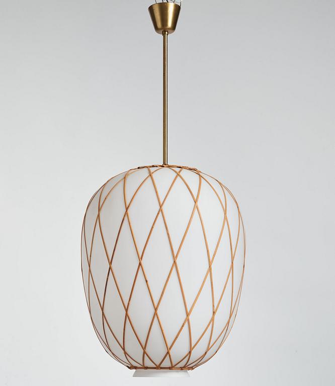 Harald Notini, a ceiling lamp, model '11555', Arvid Böhlmarks Lampfabrik, Sweden 1940s.