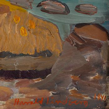 HARALD LINDBERG, oil on canvas, signed.