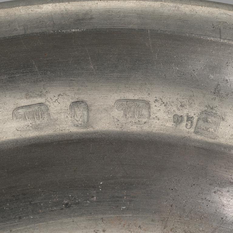 VATEJA 3 KPL, tinaa, 1800-luku.