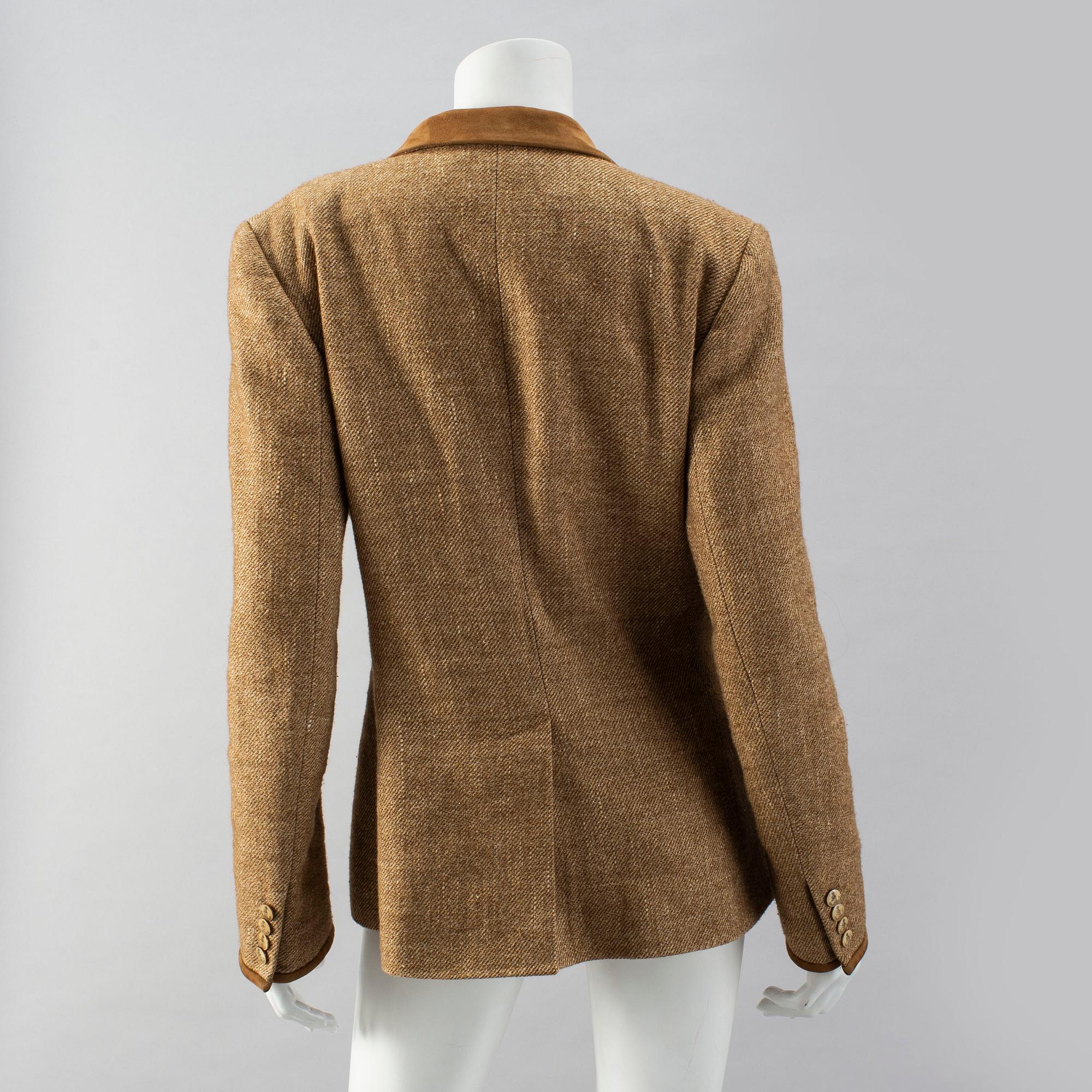 a Ralph Lauren jacket, size 10.