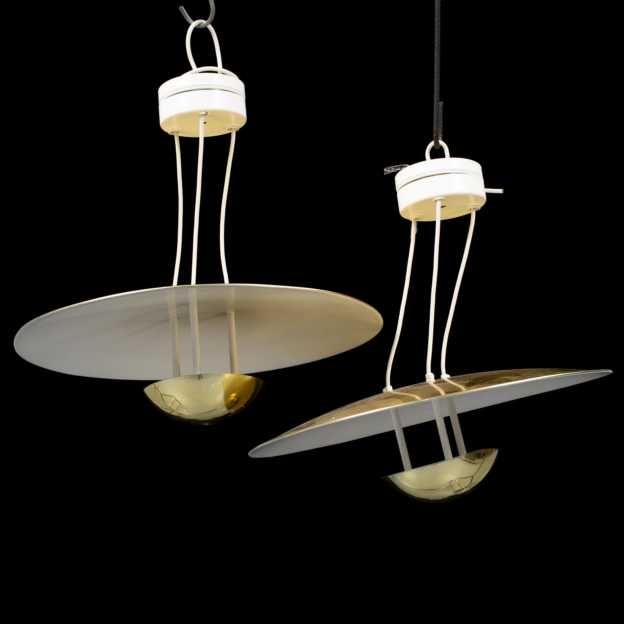 HANS-AGNE JAKOBSSON, a pair of ceiling lights, Markaryd.