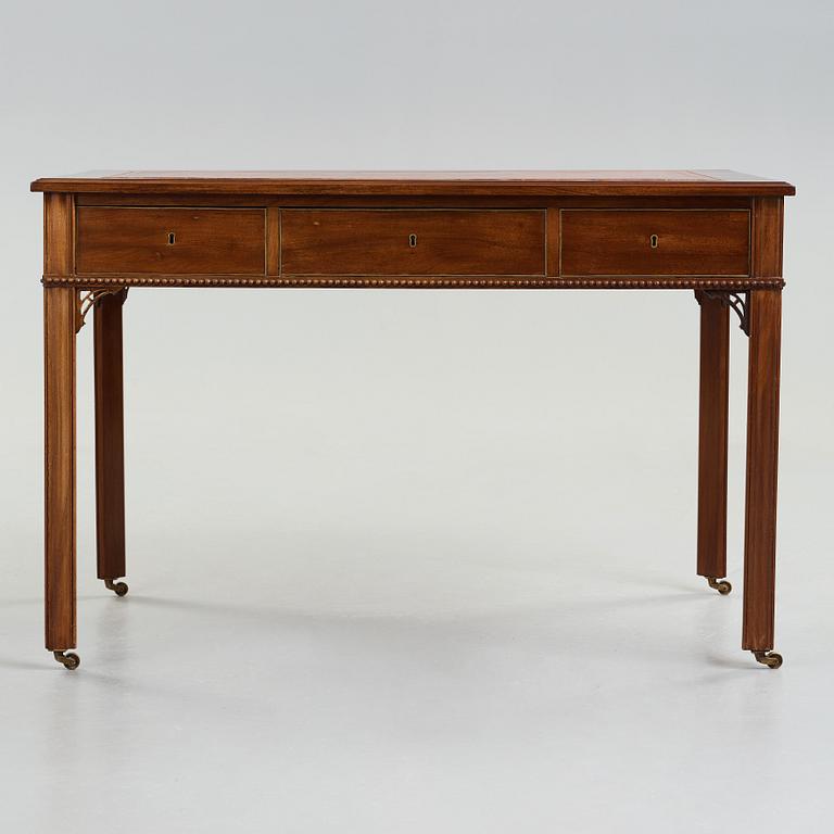 A late Gustavian late 18th century partners desk.