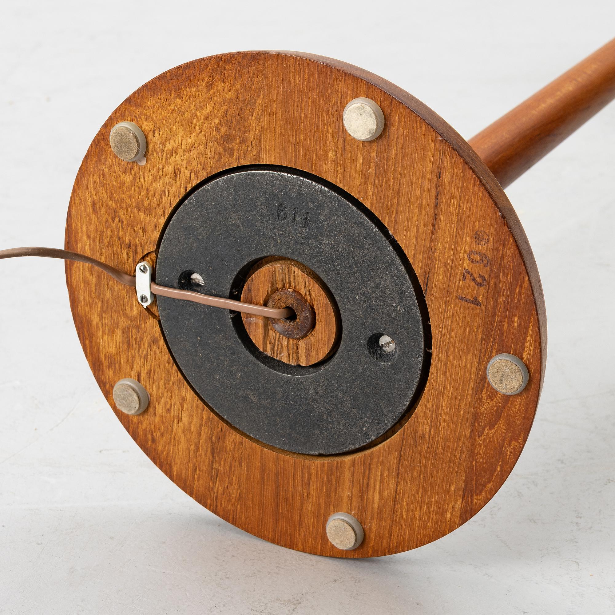 Golvlampa, modell 621, AB Stilarmatur, Tranås, 1960-tal.