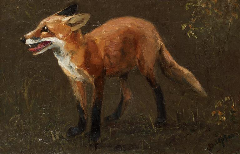 Bruno Liljefors, Fox cub.
