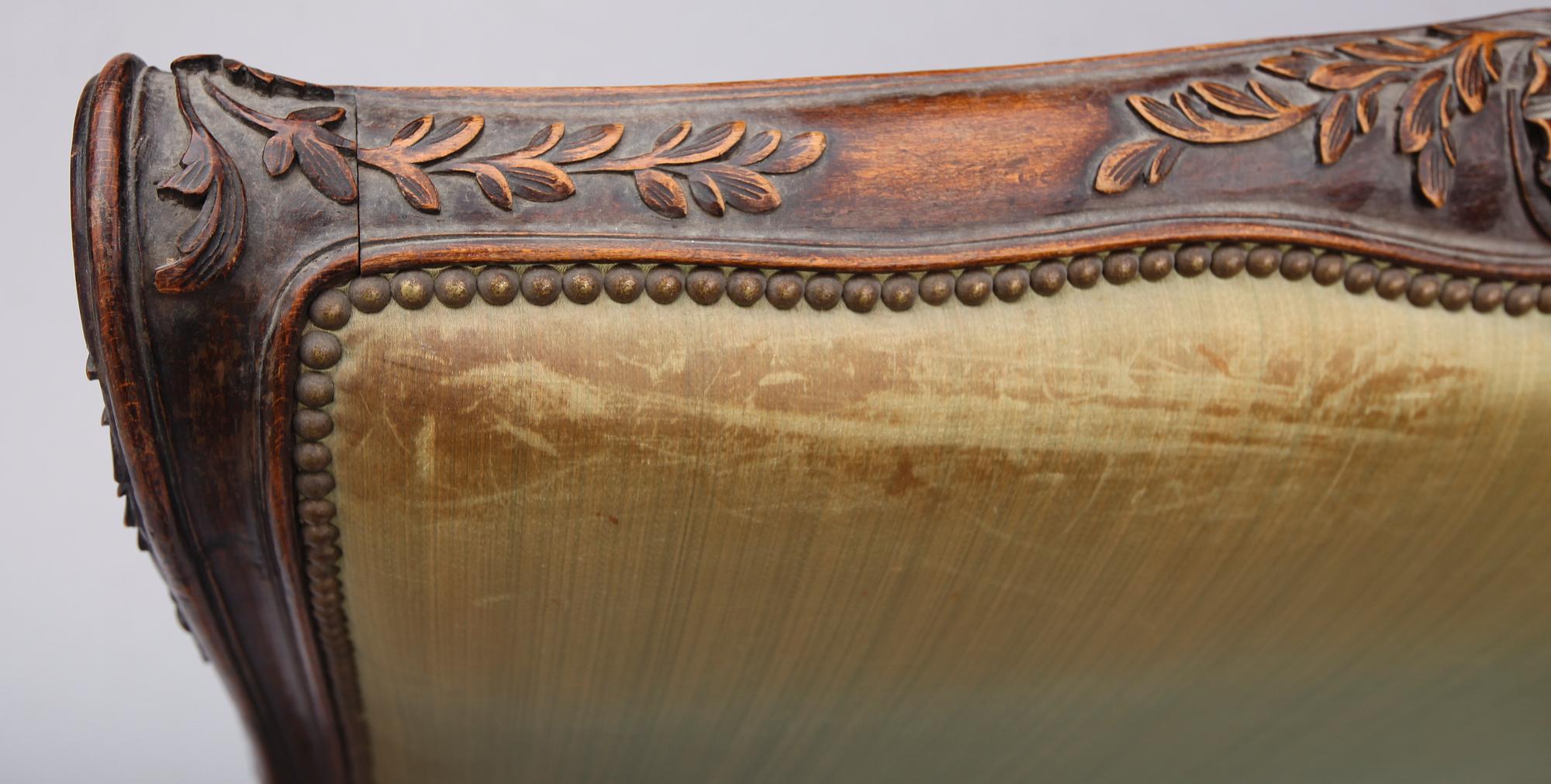 SÄNG, rokokostil, 1800-talets andra hälft.