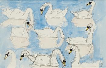 Hilding Linnqvist, "Svanar".