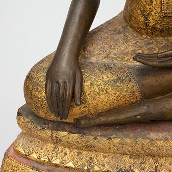 Budda, brons, Thailand, 1900-tal.