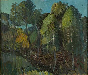 Alf Lindberg, oil on canvas, signed and dated -41.