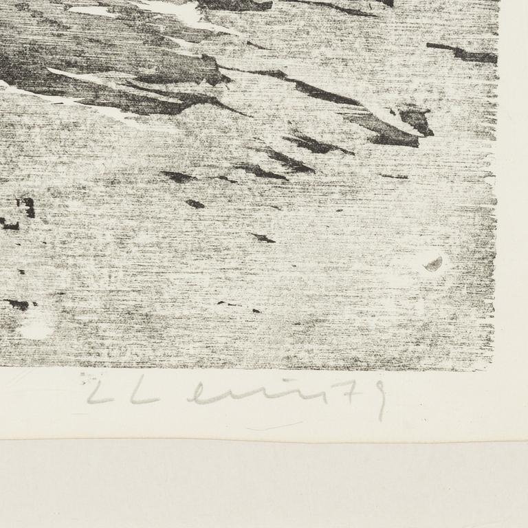 Lars Lerin, "Gråväder I".