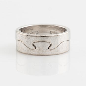 18K white gold "Fusion" two rings, Nina Koppel.