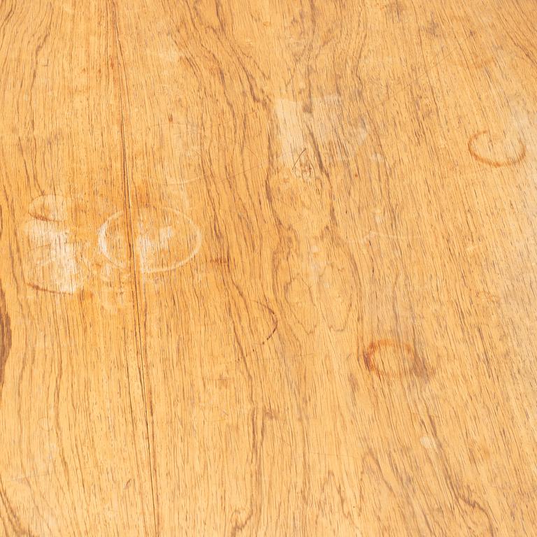 Niels Otto Møller, a rosewood dining table and eight rosewood chairs, Poul Jeppesen & JL Möller, Denmark, 1960's.