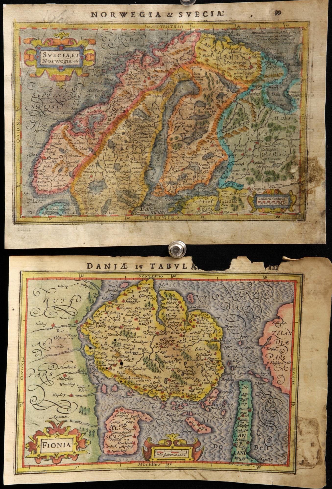 KARTOR, 2 st, Mercator 1621.