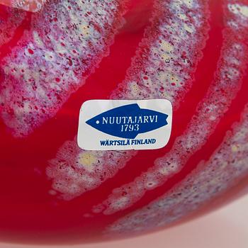 Oiva Toikka, a 'Fire bird' glass bird, signed and numbered O. Toikka Nuutajärvi 12/500.