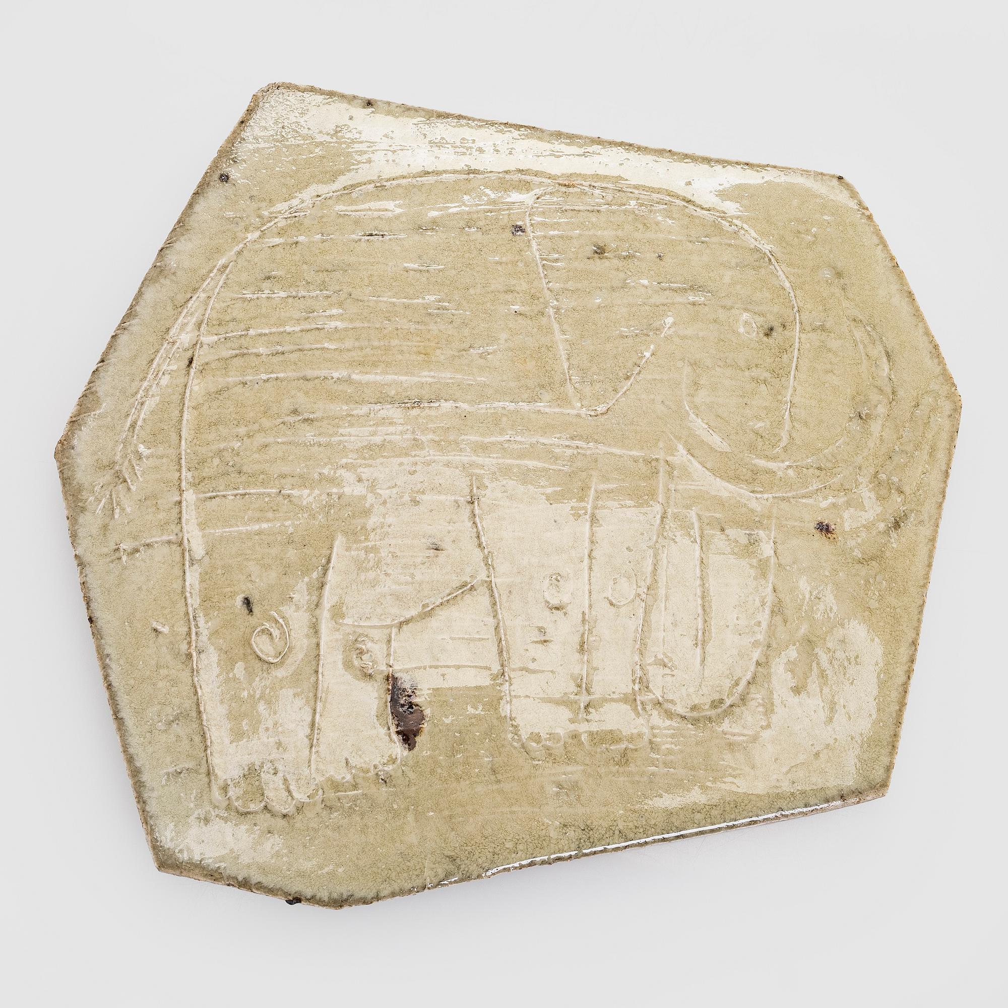 Michael Schilkin, a ceramic relief, signed Schilkin, ARABIA.