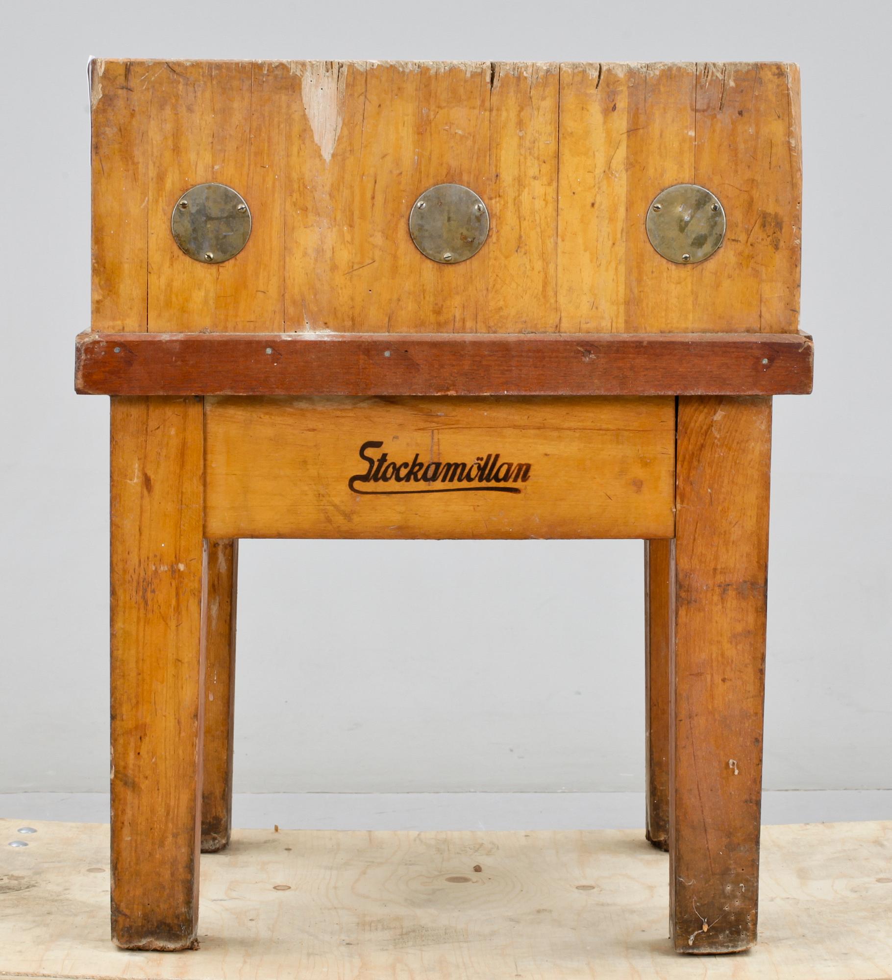 SLAKTARBÄNK / STYCKARBÄNK, 1900-tal.