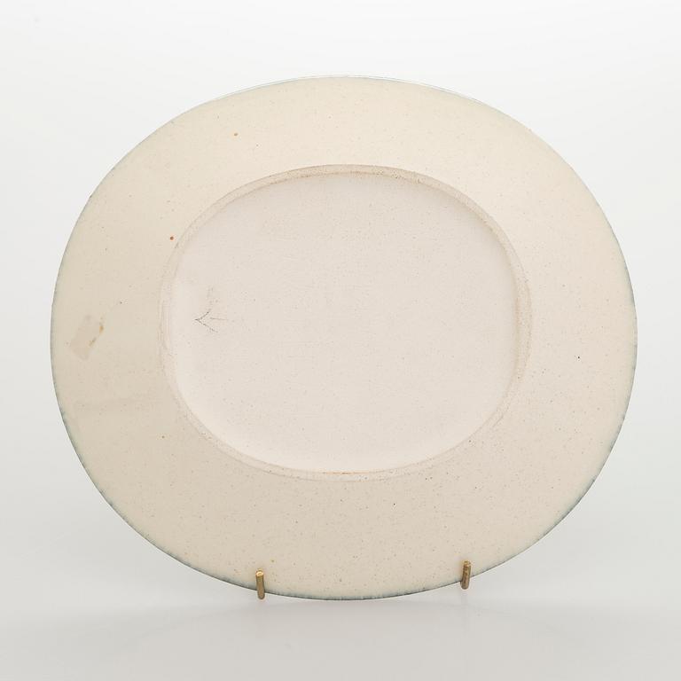 Birger Kaipiainen, dekorationstallrik, keramik, signerad Kaipiainen Arabia.
