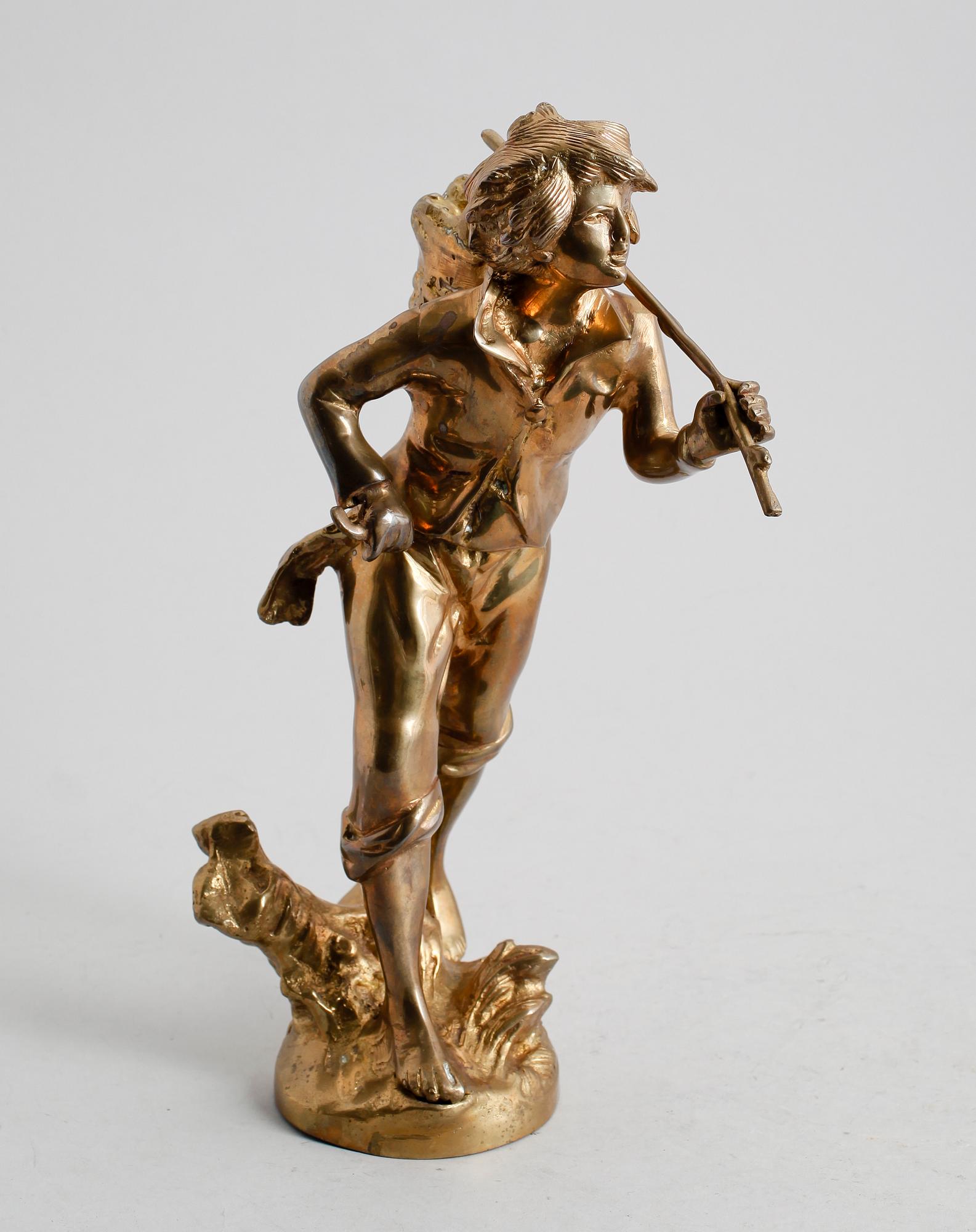 SKULPTUR, mässing, 1900-talets andra hälft.