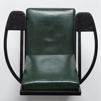 Carl Bergsten, an armchair, by Gemla Leksaksfabrik Diö, for the exhibition in Norrköping Sweden 1906.