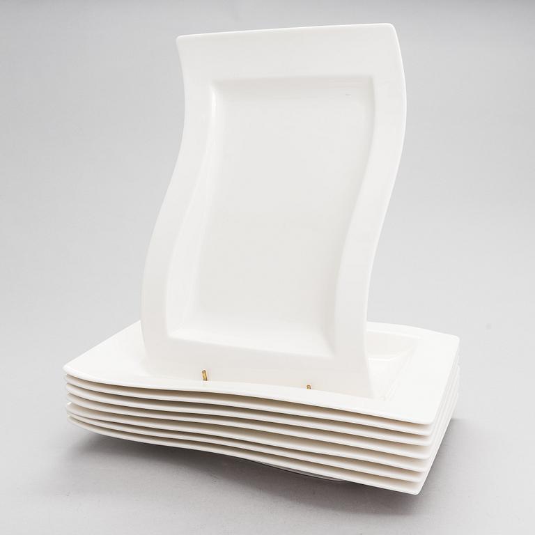 Service parts, "New wave", 37 parts, Villeroy & Boch. Germany.