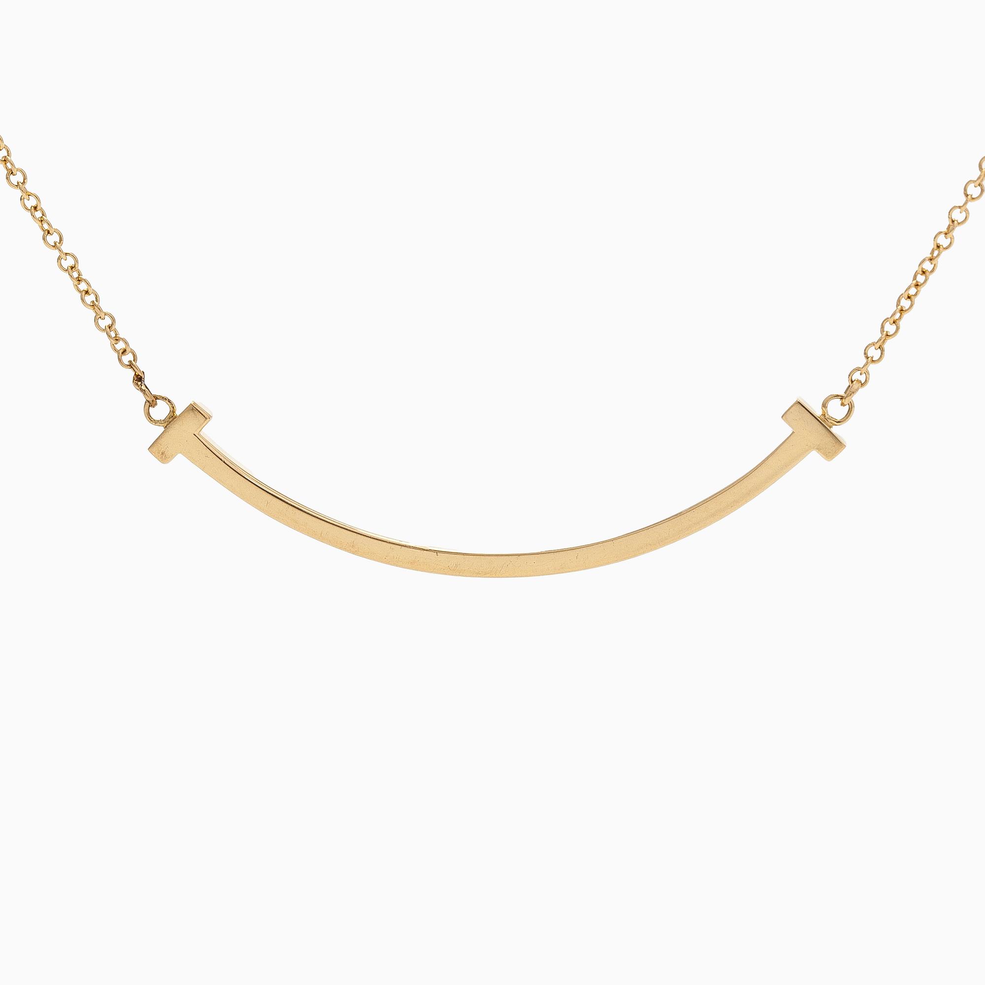 Tiffany & Co, kaulakoru, "T Smile", 18K kultaa.