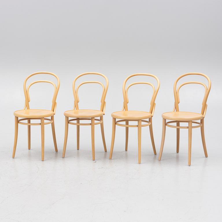 Michael Thonet, stolar, 4 st, "No 14", TON.