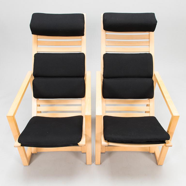 HANNU PELTONEN, nojatuolipari, "Trio-raita", Lahden Puutyö.