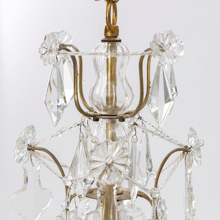 A "Sturehov" Rococo style chandelier fron IKEA's 18th century series, 1990's.