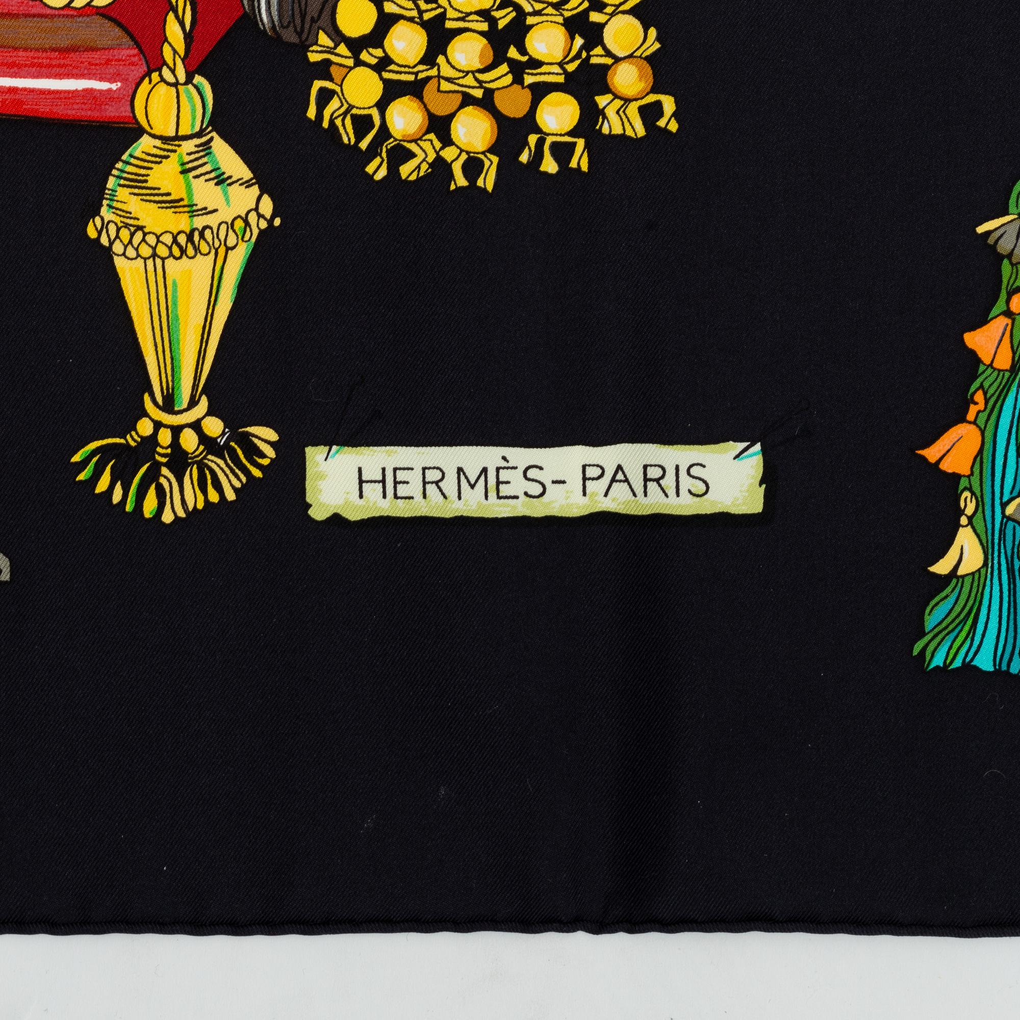 Hermès, scarf "Passementerie".