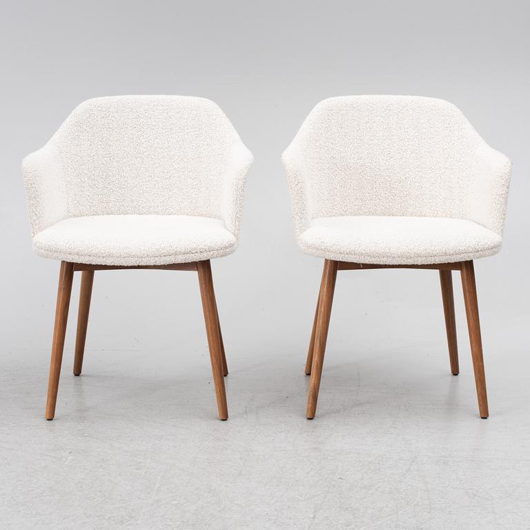 Karmstolar, 6 st, "Rely Armchair", &Tradition, Danmark.