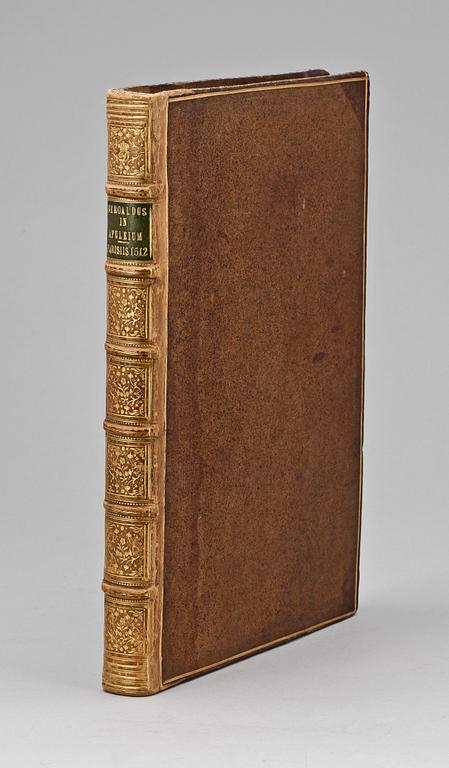 BOK, "Accipe Candidissime Lector Philippi Beroaldi..." av Lucius Apuleius, troligen Paris. 1512.