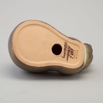 LISA LARSON, figurin, stengods, "Moses", K-Studion, Gustavsberg.