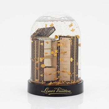 Louis Vuitton, a snowglobe/ presse-papier.