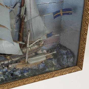 Diorama, tidigt 1900-tal.