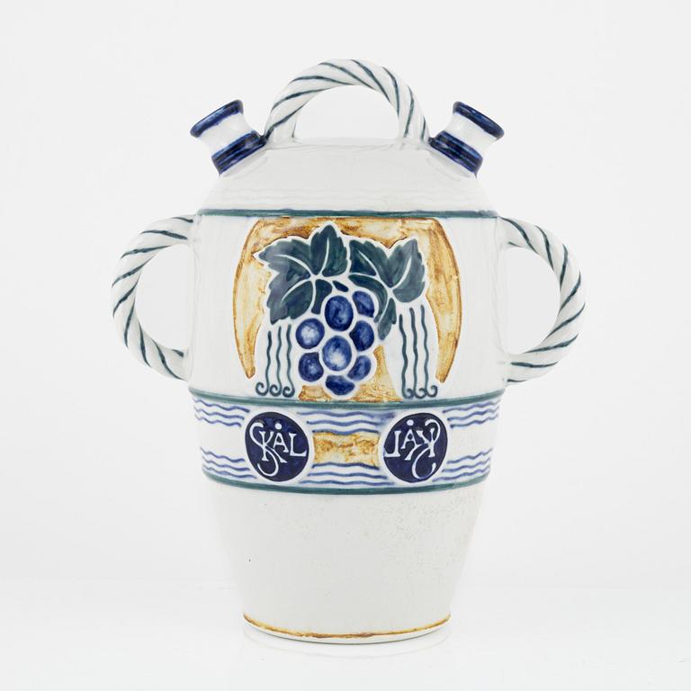 Alf Wallander, an Art Nouveau jar, Rörstrand, around the year 1900.