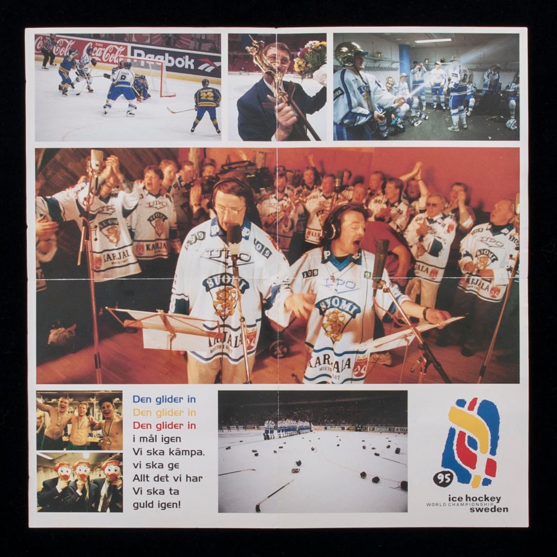 SIGNEERATTU LEVYNKANSI, "Den glider in...", Leijonat & Curre & Kirka, 1995.