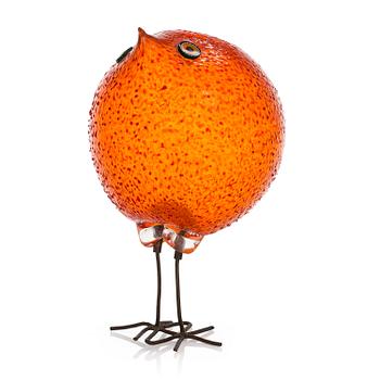 ALESSANDRO PIANON, a 1960's 'Pulcino' glass bird for Vistosi, Italy.